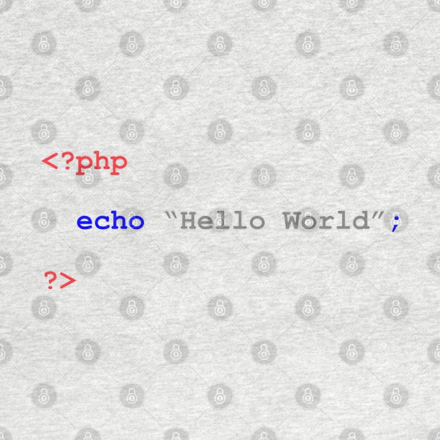 PHP Programmer Code Hello World by zadaID